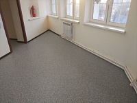 Укладка линолеума 210м2